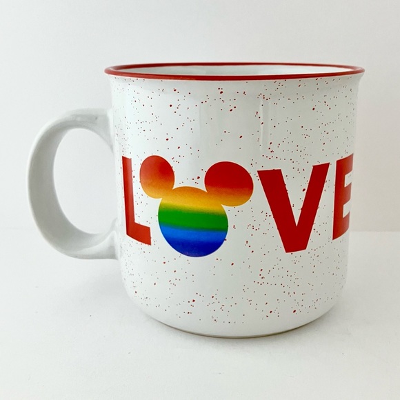 Disney Rainbow Collection Mickey Mouse & Friends Love PRIDE Coffee Mug, New - Picture 7 of 12